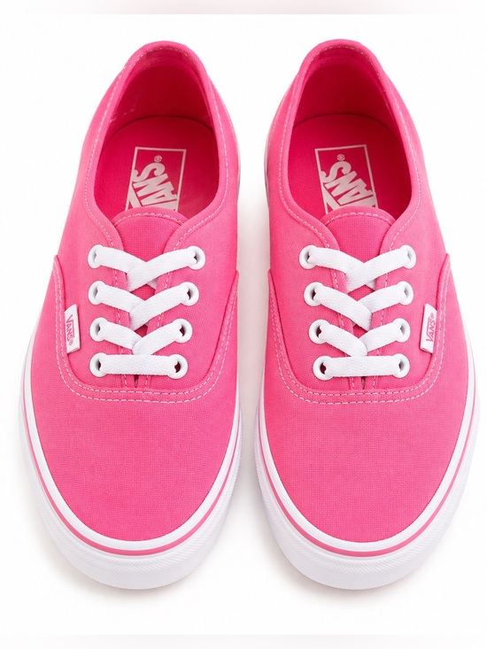 Vans Shoes - Vans Authentic Pink Canvas Sneakers Women’s Size 6 Lace Up Low Top Shoes